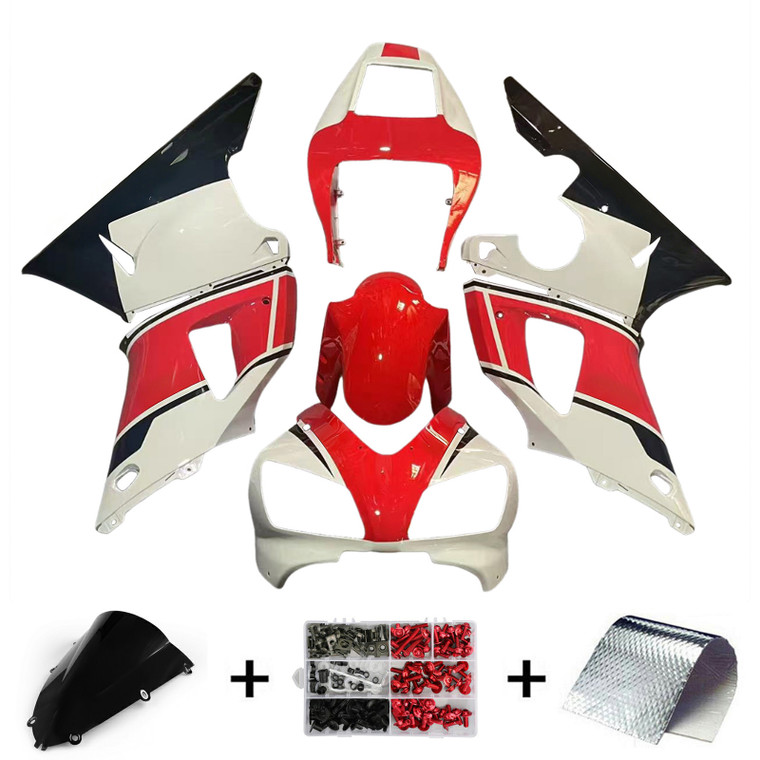 1998-1999 Yamaha YZF 1000 R1 Injection Fairing Kit Bodywork Plastic ABS#126 Amotopart Fairing