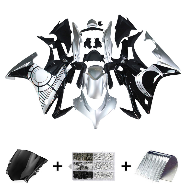 2013-2015 Honda CBR500R Injection Fairing Kit Bodywork Plastic ABS#112 Amotopart Fairing