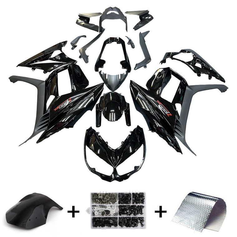 2010-2015 Kawasaki Z1000SX Injection Fairing Kit Bodywork Plastic ABS#102 Amotopart Fairing
