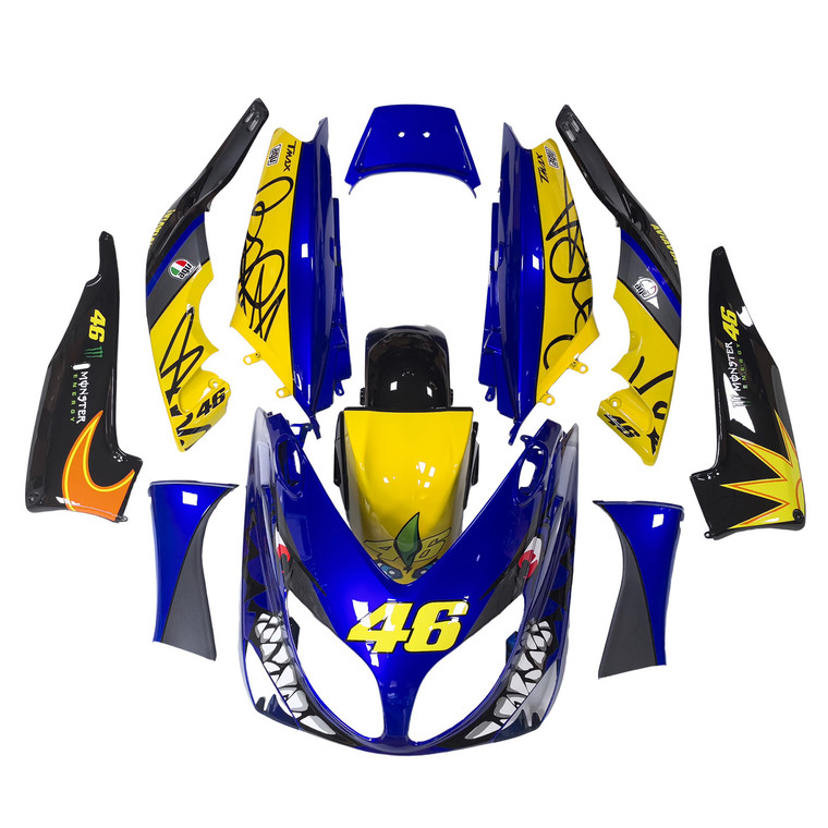 2001-2007 Yamaha T-Max Injection Fairing Kit Bodywork Plastic ABS#113 Amotopart Fairing