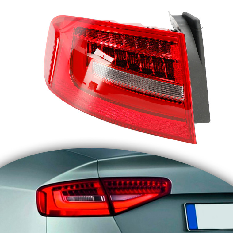 2015-2016 Audi A4 Komfort, Premium, Premium Plus Left Outer Rear Tail Light Lamp 8K5945095AC Generic