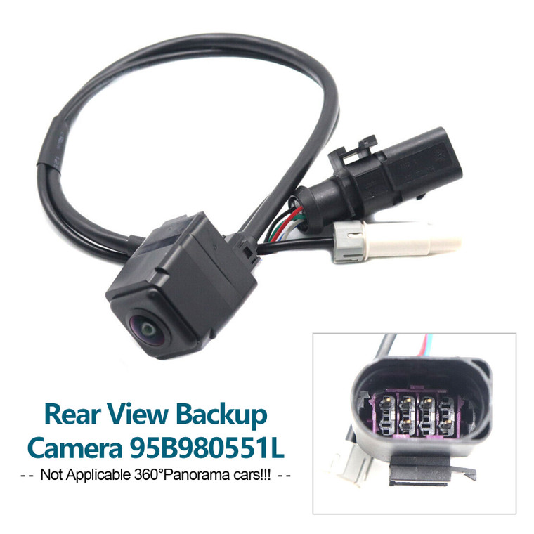 2014-2023 Porsche Macan Boxster 911 718 Cayman GT4 Rear View Backup Camera 95B980551L black Generic