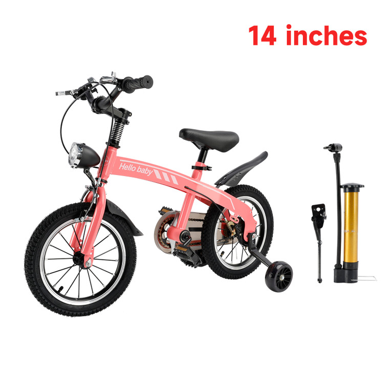 16 inches kid's bike children bicycle with  LED headlight auxiliary wheels