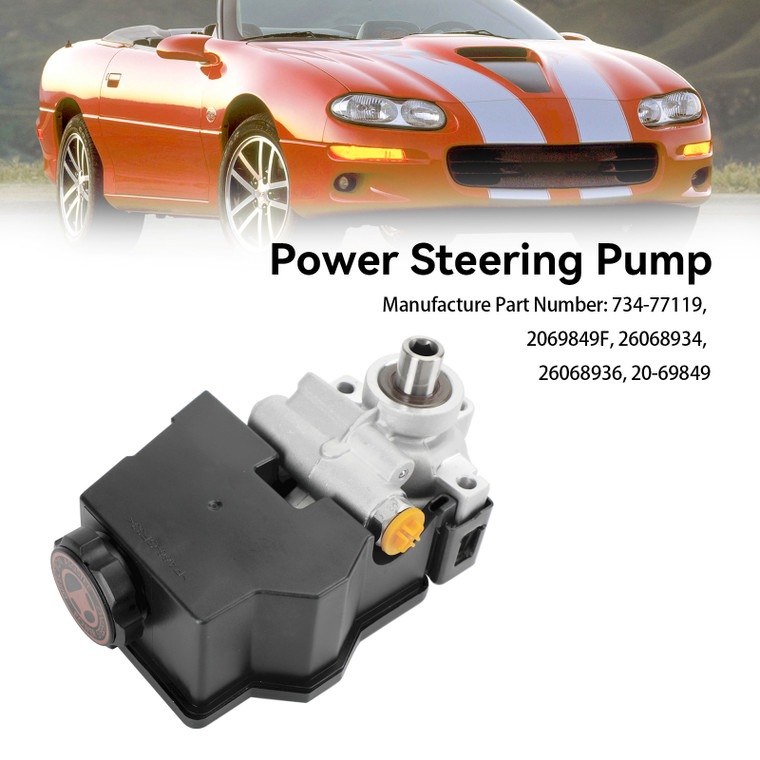 1998-2002 Chevrolet Camaro Power Steering Pump 734-77119, 2069849F Generic