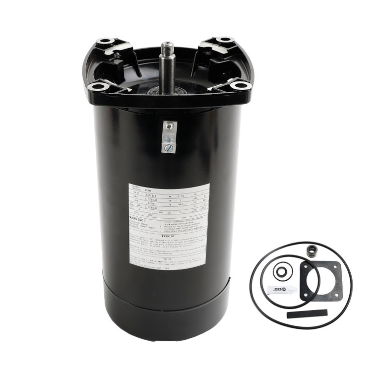USQ1102 1 HP Square Flange Pool Pump Motor and Seal Kit For Pentair Pinnacle