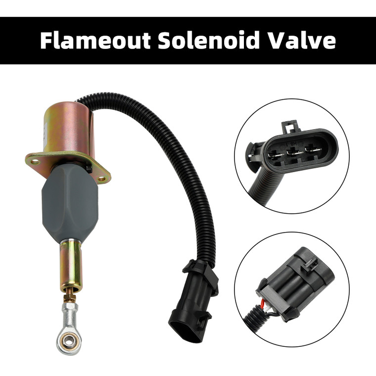 New Holland Tractor 8970 8670A TR87 8770A 1089 TR88 8870A 1095 8670 8770 8870 Shut Off Solenoid 82850507 SA416012 Generic