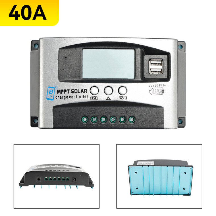 40A MPPT High Energy Solar DSP Controller Repair Battery APP to Remotely Manage