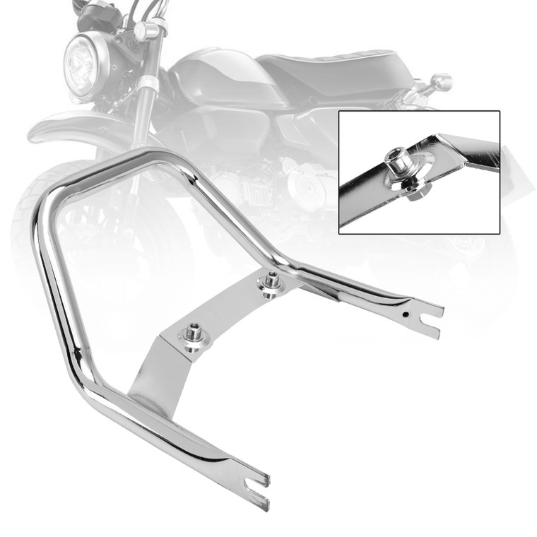 2018-2024 HONDA Monkey 125 Set Passenger Armrest Silver Generic