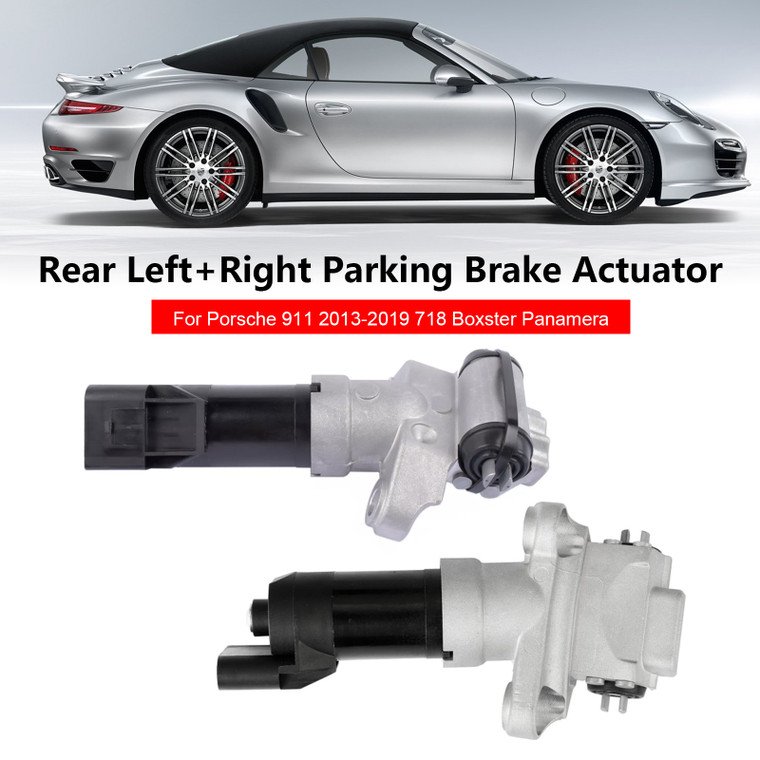 2013-2019 Porsche 911 718 Boxster Panamera Rear Left+Right Parking Brake Actuator 298609403 Generic