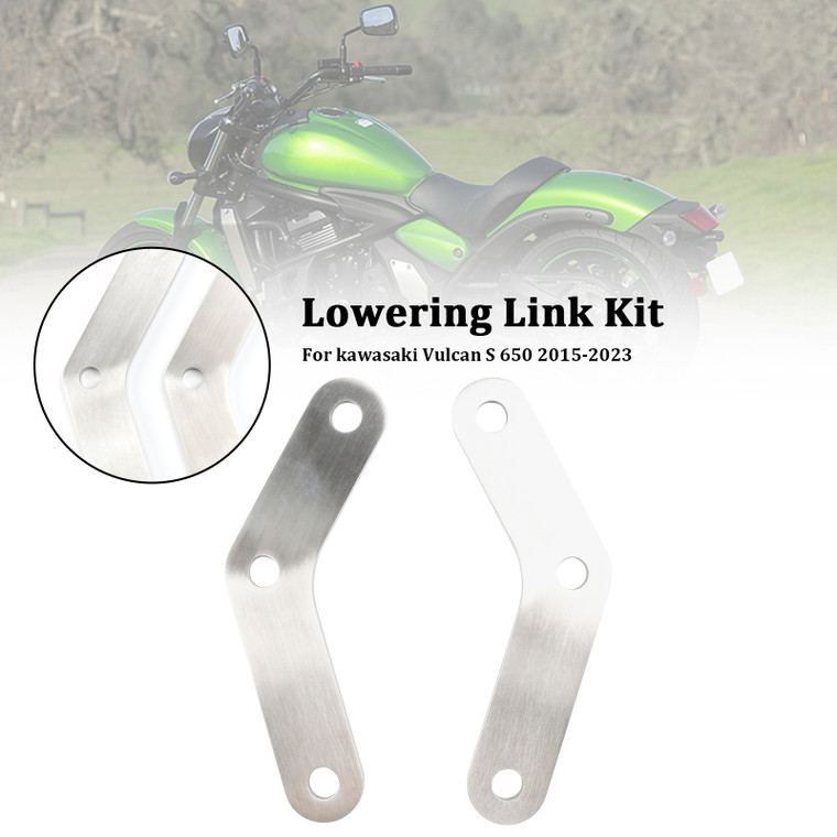 2015-2023 KAWASAKI Vulcan S 650 Suspension Adjustable Lowering Link Dogbone Silver Generic