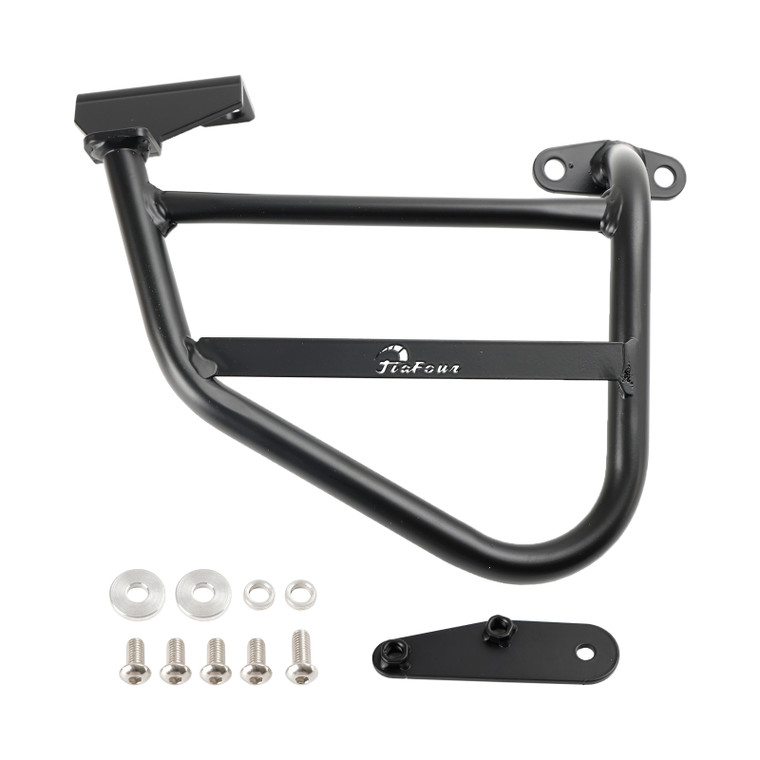2017-2023 TR Street Scambler Twin Cup Right Saddle Bag Mounting Bracket Luggage Rack Side bag Holder Black