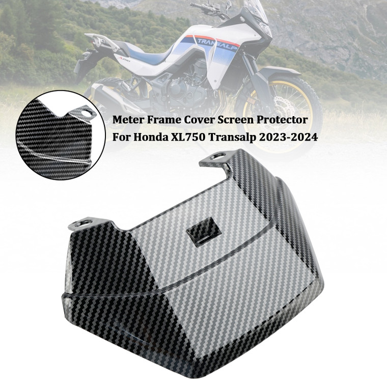 2023-2024 Honda XL750 Transalp Meter Frame Cover Screen Protector Carbon Generic