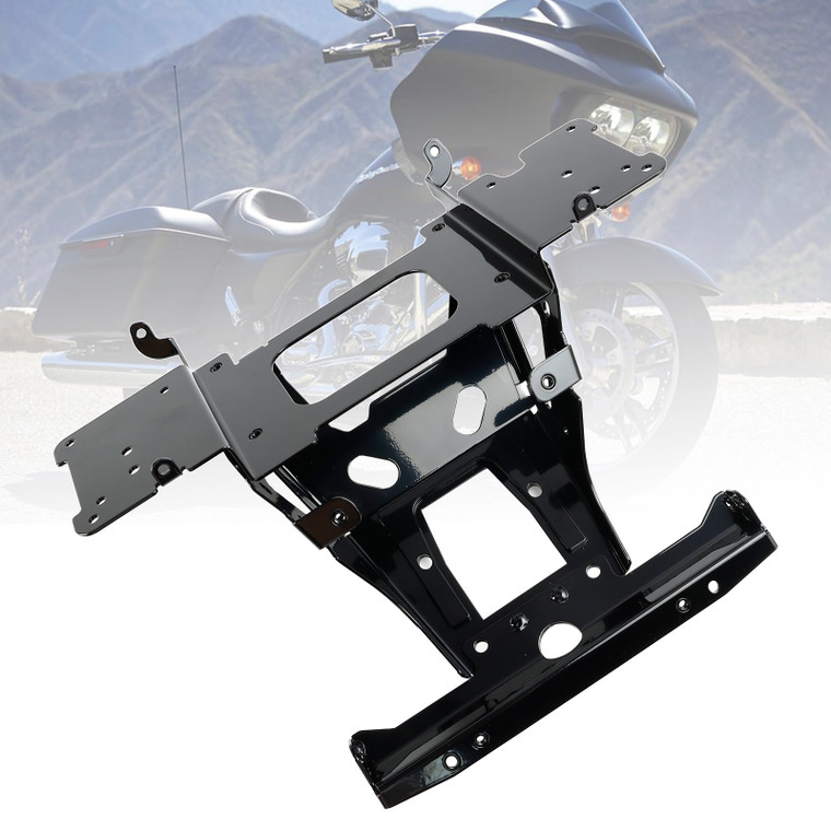 2015-2024 Harley-Davidson Road Glide Models Inner Fairing Bracket Radio Caddy Mount Black Generic