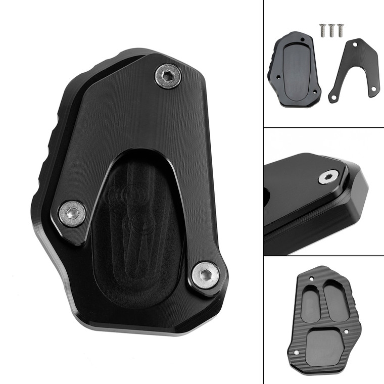 2020-2023 Suzuki V-Strom DL1050XT Kickstand Enlarge Plate Pad Black Generic