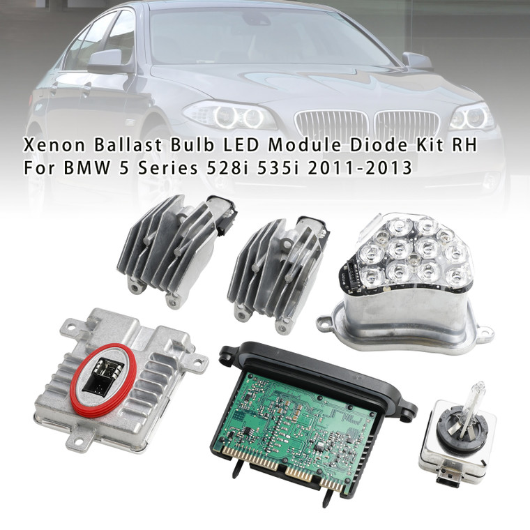 2011-2013 BMW 528i Xenon Ballast Bulb LED Module Diode Kit 63117271902 Generic