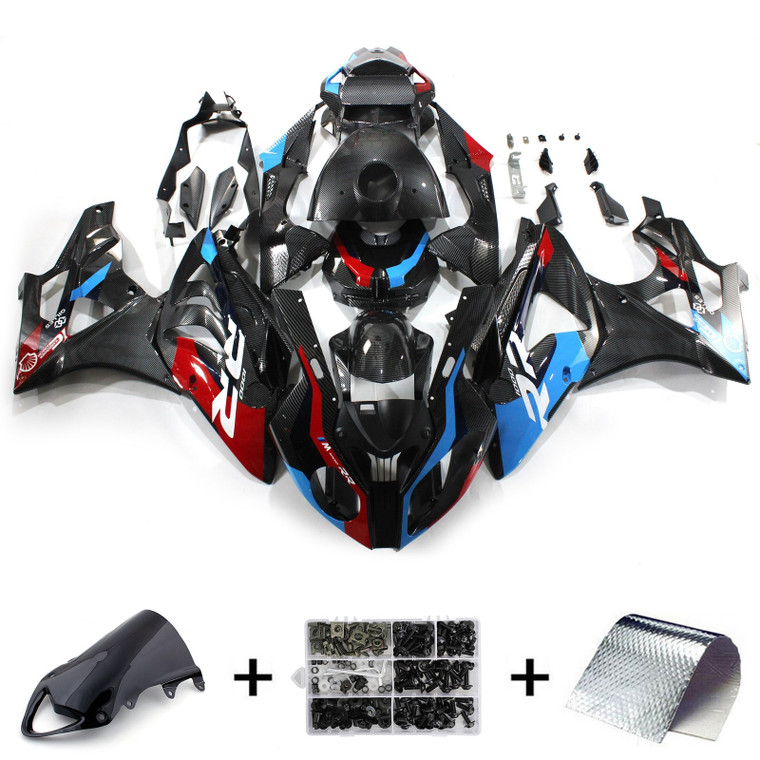 2009-2014 BMW S1000RR Injection Fairing Kit Bodywork Plastic ABS #101