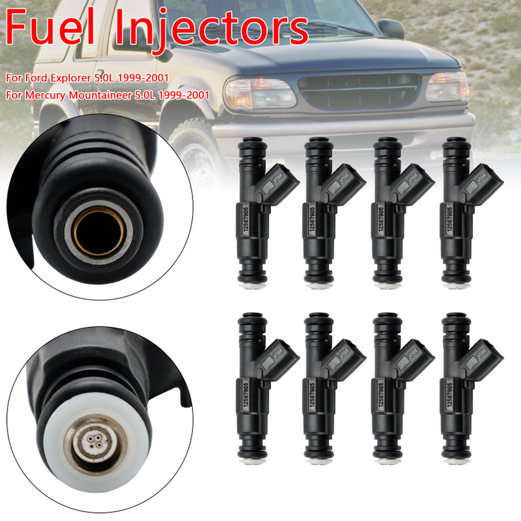 2002-2009 Indmar 5.0L / 5.7L / 6.2L 4Pcs Fuel Injectors 885176 Generic
