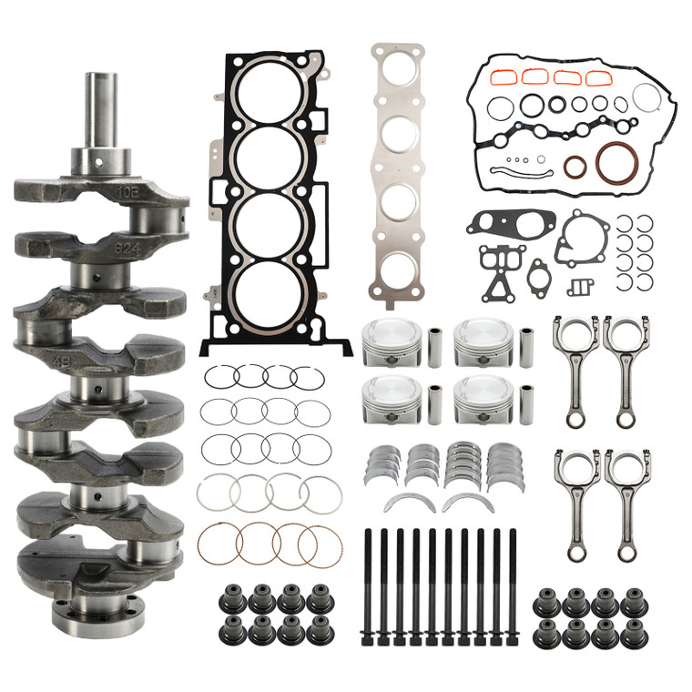 2007-2020 Hyundai Azera Grandeur Santa Fe Sonata Tucson G4KE 2.4L Engine Overhaul Rebuild Kit & Crankshaft & Con Rods Generic