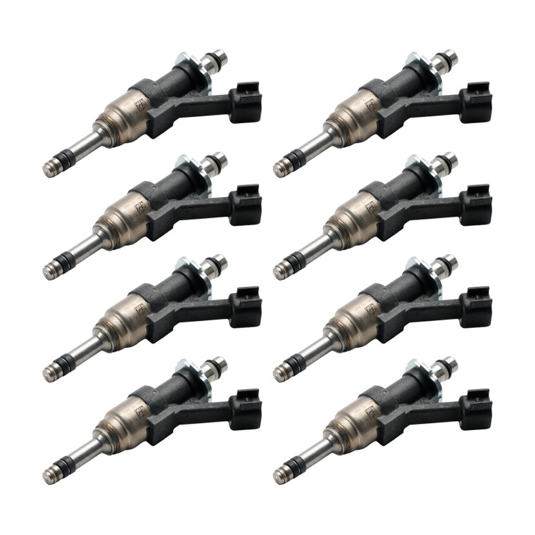 2015-2018 Cadillac Escalade 8PCS Fuel Injector 12668393 Silver Generic