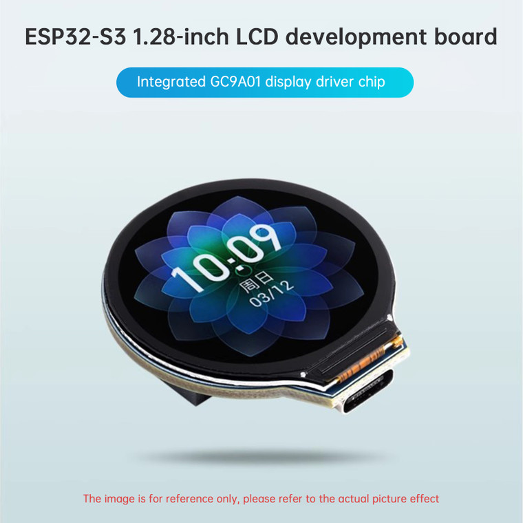 ESP32 S3 Development Board with 1.28-inch LCD Screen Round IPS Screen Bluetooth