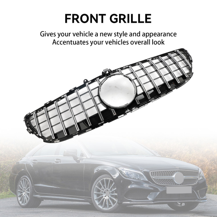 2014-2018 Mercedes Benz CLS350 CLS220 CLS250 CLS400 CLS500 Front Bumper Grille Generic