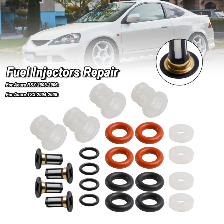 2004-2008 Acura RSX TSX Fuel Injector Repair O-rings Seals Kit Generic