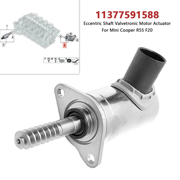 2011-2016 Mini Cooper R55-61 Eccentric Shaft Valvetronic Motor Actuator 11377591588 Generic