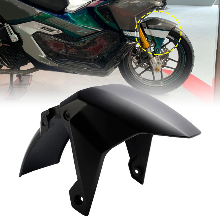 2023-2024 Honda ADV 160 Front Fender Mudguard Fairing Cowl Matte Black Generic