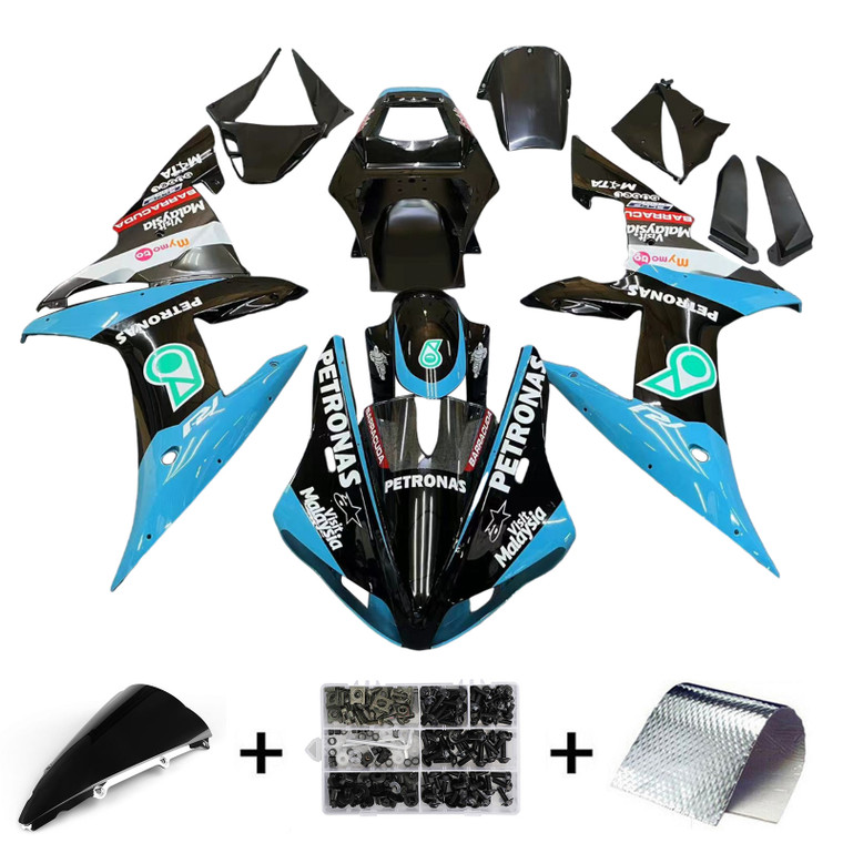 2002-2003 Yamaha YZF 1000 R1 Injection Fairing Kit Bodywork Plastic ABS Amotopart Fairing #143