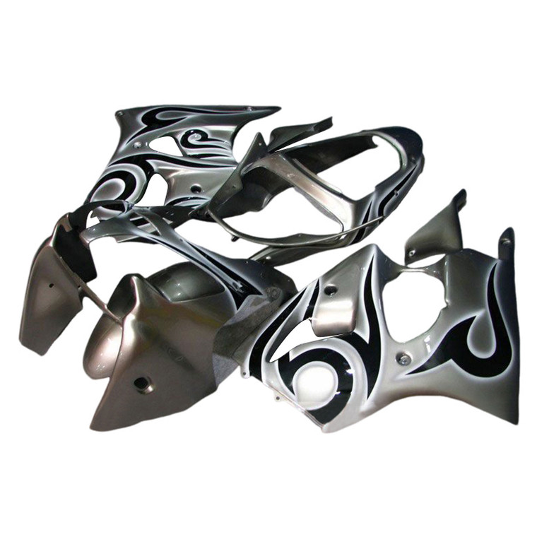 2000-2002 Kawasaki ZX6R 636 / 2005-2008 ZZR600 Injection Fairing Kit Bodywork Amotopart Fairing #126