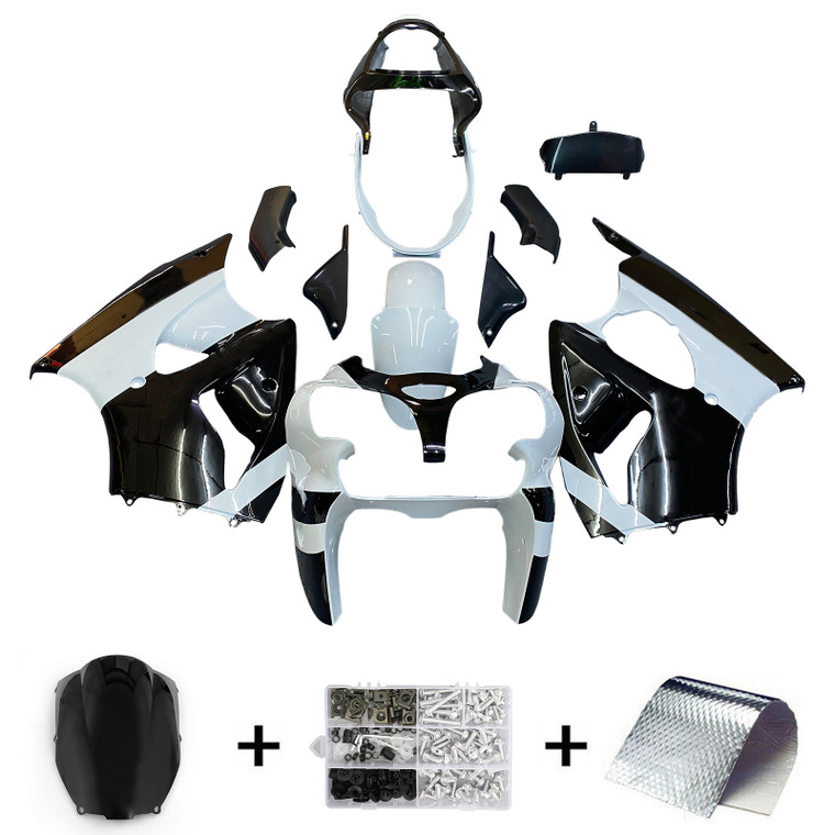 2000-2002 Kawasaki ZX6R 636 / 2005-2008 ZZR600 Injection Fairing Kit Bodywork Amotopart Fairing #137