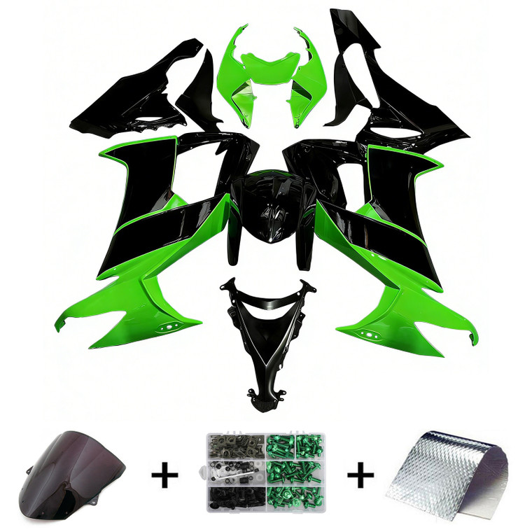 2008-2010 Kawasaki ZX10R Injection Fairing Kit Bodywork Plastic ABS Amotopart Fairing #156