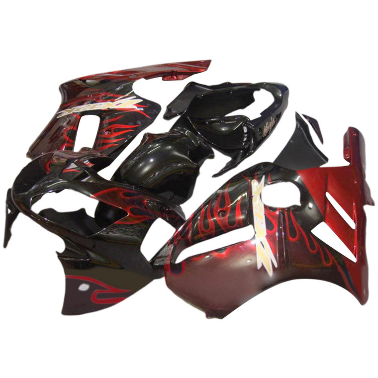 2002-2005 Kawasaki ZX12R Injection Fairing Kit Bodywork Plastic ABS Amotopart Fairing #118