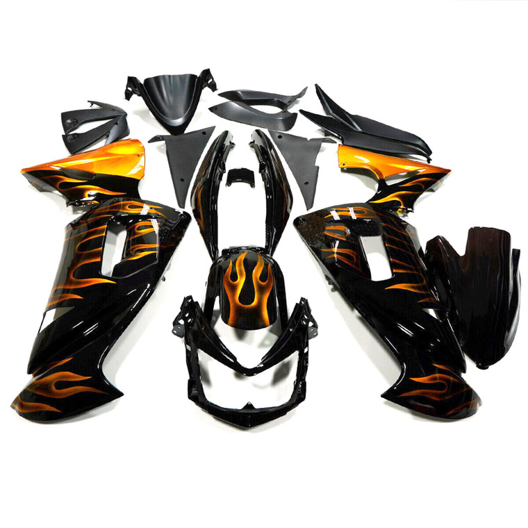 2006-2008 Kawasaki Ninja650 ER-6F EX650 Injection Fairing Kit Plastic Amotopart Fairing #109