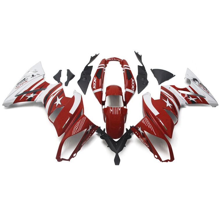 2009-2011 Kawasaki Ninja650 ER-6F EX650 Injection Fairing Kit Plastic Amotopart Fairing #102