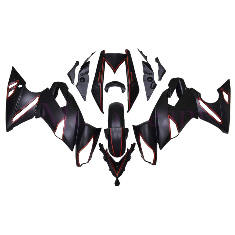 2009-2011 Kawasaki Ninja650 ER-6F EX650 Injection Fairing Kit Plastic Amotopart Fairing #109