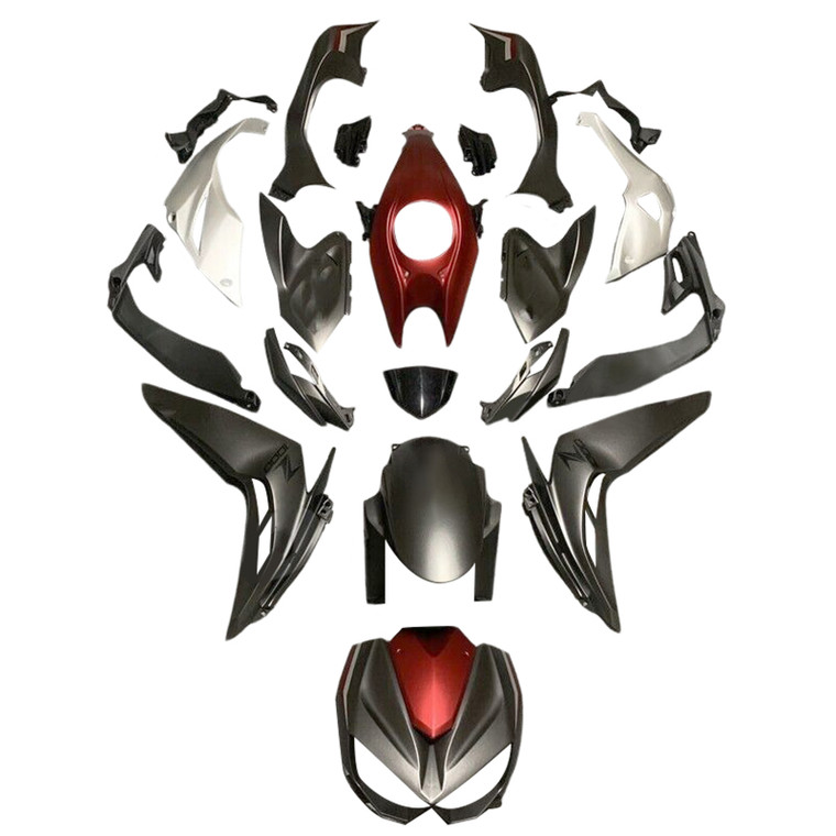2014-2017 Kawasaki Z1000 Injection Fairing Kit Bodywork Plastic ABS Amotopart Fairing  #121