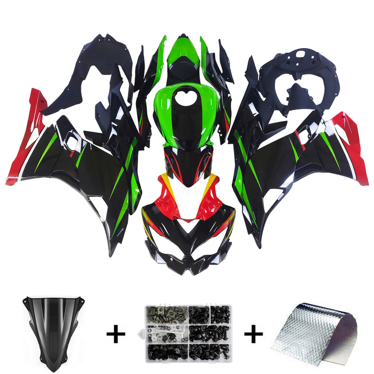 2019-2025 Kawasaki Ninja ZX-25R ZX-4R ZX-4RR Injection Fairing Kit Amotopart Fairing #132