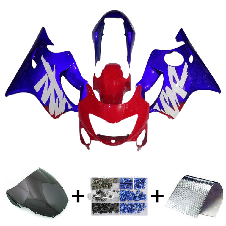 1999-2000 Honda CBR600 F4 Injection Fairing Kit Bodywork Plastic ABS Amotopart Fairing #146