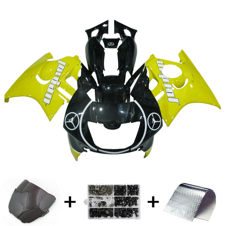 1997-1998 Honda CBR600 F3 Injection Fairing Kit Bodywork Plastic ABS Amotopart Fairing #118