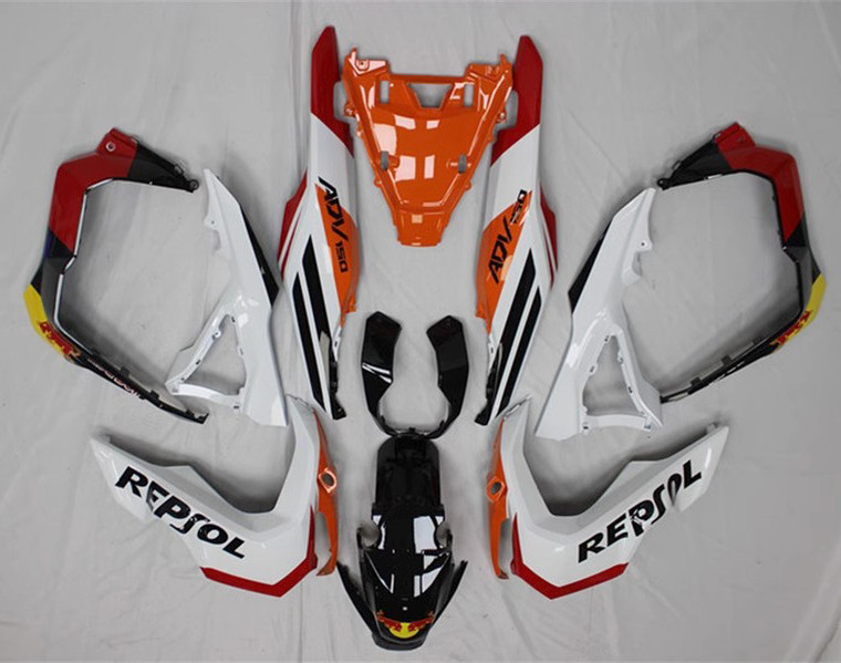 2018-2021 Honda ADV150 ADV 150 Injection Fairing Kit Bodywork Plastic ABS Amotopart Fairing #112
