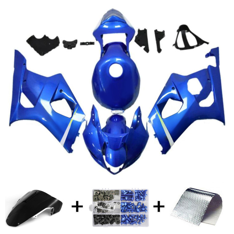 2003-2004 Suzuki GSXR1000 K3 Injection Fairing Kit Bodywork Plastic ABS Amotopart Fairing #148