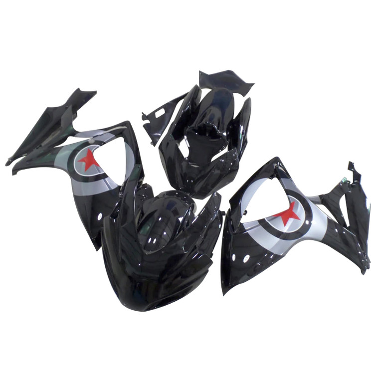 2006-2007 Suzuki GSXR600 GSXR750 GSXR 600/750 K6 Injection Fairing Kit Bodywork Plastic ABS Amotopart Fairing #220