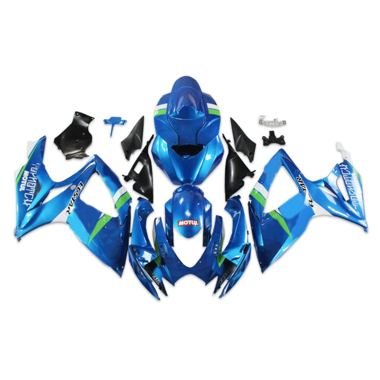 2006-2007 Suzuki GSXR600 GSXR750 GSXR 600/750 K6 Injection Fairing Kit Bodywork Plastic ABS Amotopart Fairing #222