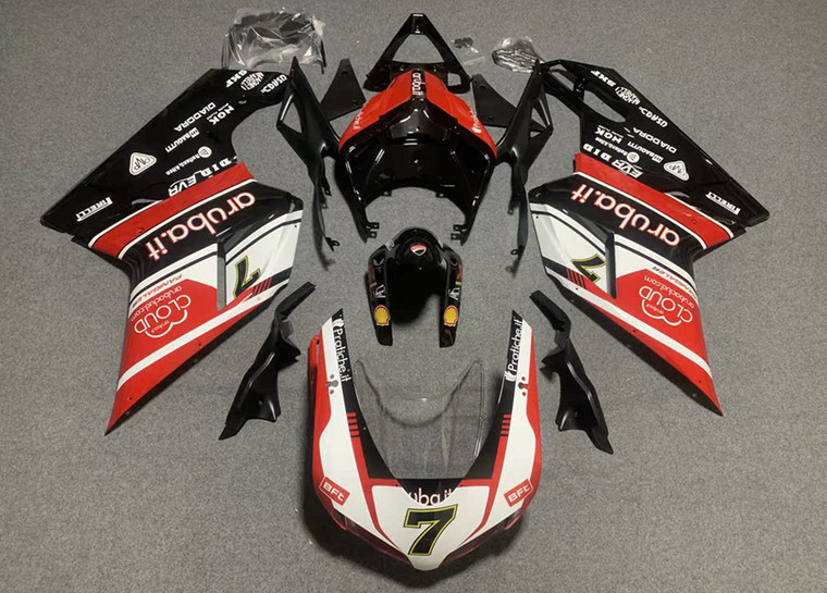 2007-2011 Ducati 1098 1198 848 Fairing Kit Bodywork ABS Amotopart Fairing #125