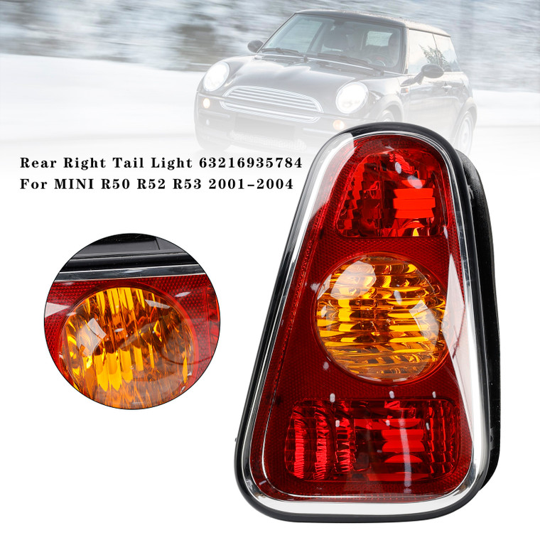 2001-2004 MINI R50 R52 R53 Rear Right Tail Light 63216935784 Generic