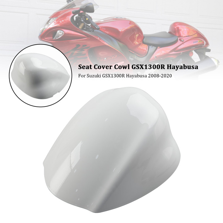 2008-2020 Suzuki GSX1300R GSX-R1300 Hayabusa Rear Seat Fairing Cover White Generic