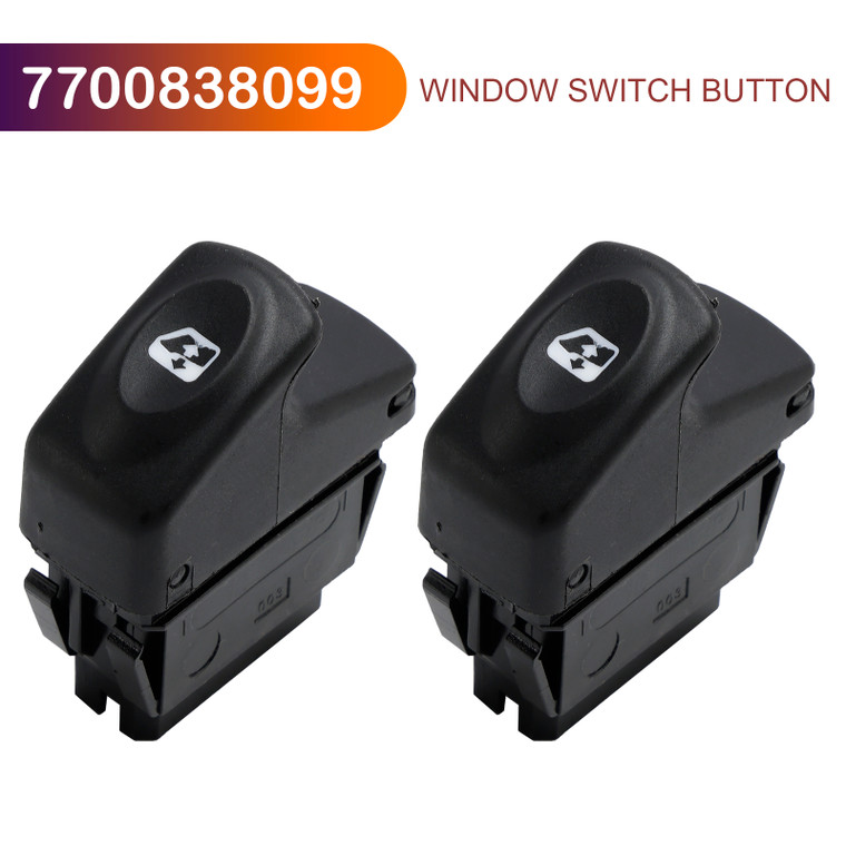 1999-2003 Renault Scenic I MKI Electric Window Control Switch Button 2Pcs 7700838099 Generic