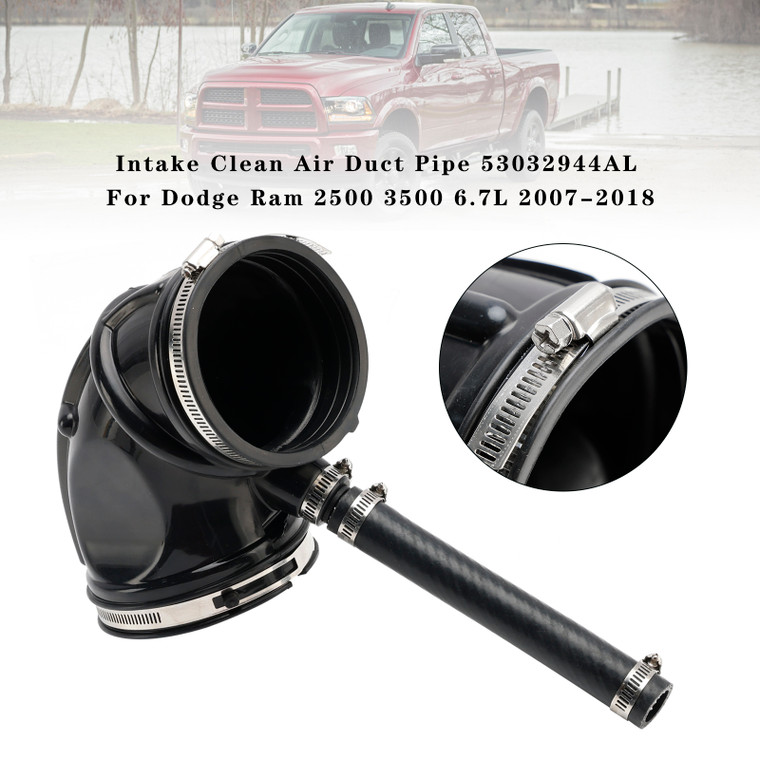2007-2018 Dodge Ram 2500 3500 6.7L Intake Clean Air Duct Pipe 53032944AL Generic