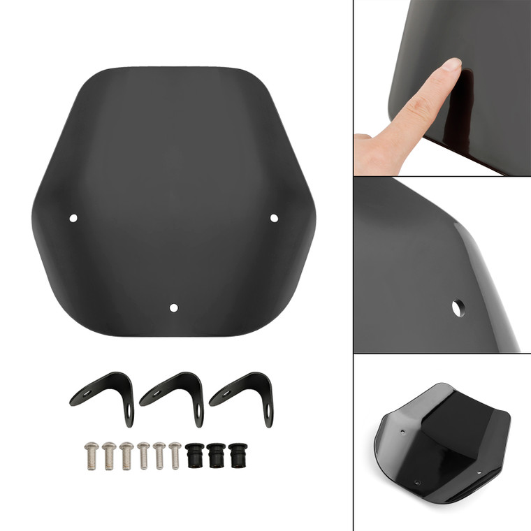 2023-2024 Suzuki GSX-8S Front Windshield Windscreen Black Generic